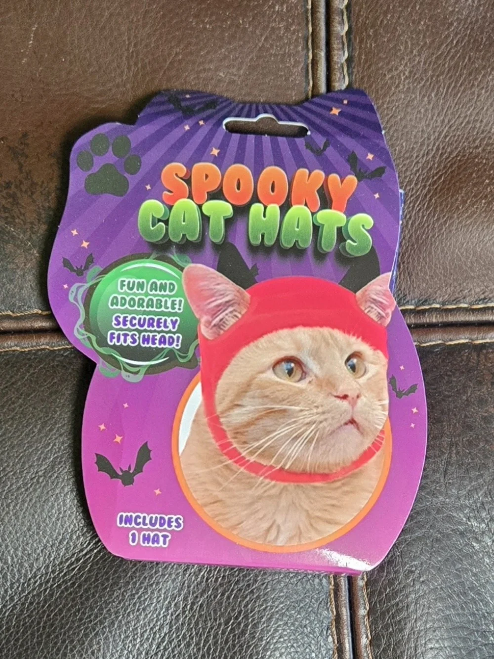 - Assorted Halloween Cat Hat (Purple Packaging)